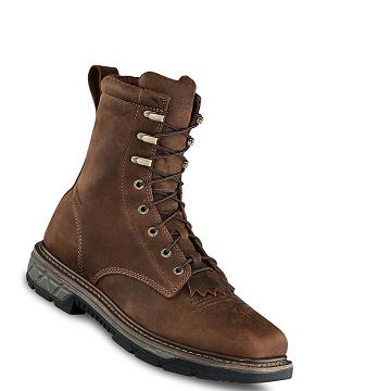 Red Wing Rio Flex 8-inch Waterproof, Men's Safety Boots Brown | ZA 343ILH